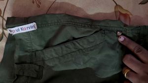 Men's Olive Cargo Shorts 40 size