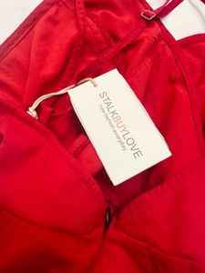Red Sleeveless Mini Dress