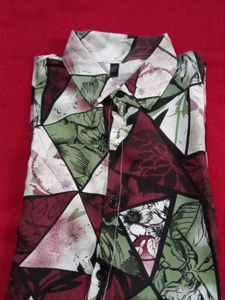 Unique Geometric Print Men's new shirt
