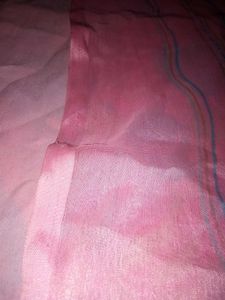 Pink Floral Saree