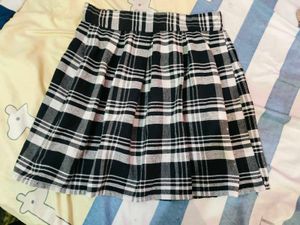 Checkered Mini Skirt