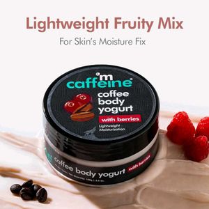 MCaffeine Coffee Body Yogurt with berries