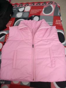 Pink half jacket