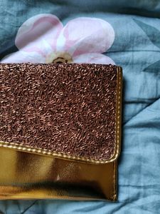 Sequin Bronze Purse