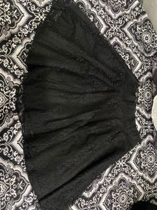 Black Lace Skirt