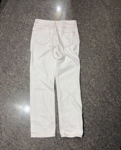 Trendyol off White Straight Jeans