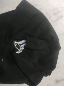 Mens Black Sports Cap For Playing