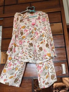 Floral Print Pajama Set