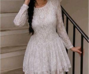 ❤️‍🔥Elegant  off White  Floral Lace Fit  top 🤌