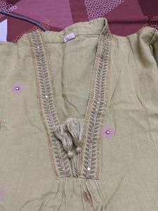 Elegant Kurta Set with Palazzo Pants