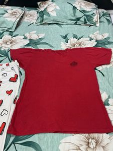 Heart Print Pajama Set of 2
