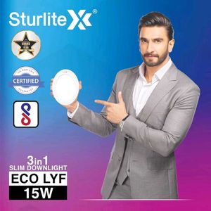 Sturlite Eco LYF 15W (3 in1) Round LED Downlight|