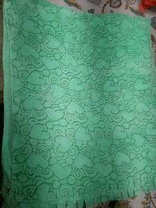 Stylish N Soft Green Shawl/ Stole For Winters