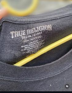 True Religion Men's Black T-Shirt