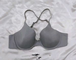 Gray Padded Bra
