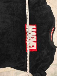 Marvel Black Fuzzy Sweatshirt