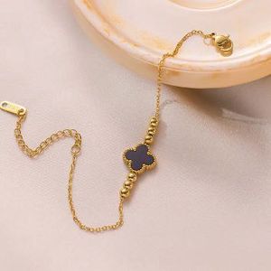Elegant Clover Charm Bracelet