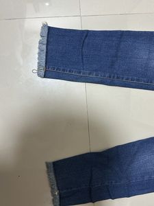 Stylish Ripped Blue Denim Jeans