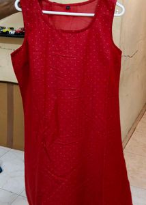 Rangmanch Red Kurta Set with Embellishments