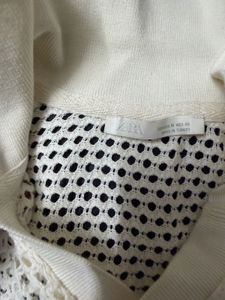 Mesh White Number 10 Top