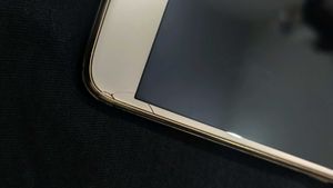 Gold Smartphone with Slim Design