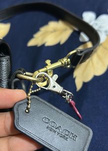 Coach Signature Monogram Shoulder Bag