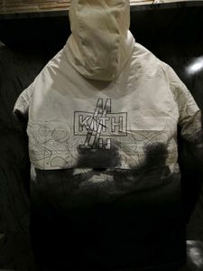 Men's Graphic Print Hooded Jacket