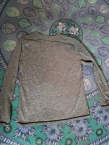 Men's Grey Long Sleeve Top