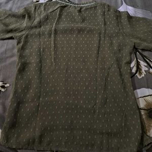 Chic Olive Green Top💚