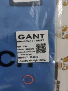 GANT Blue Graphic T-Shirt