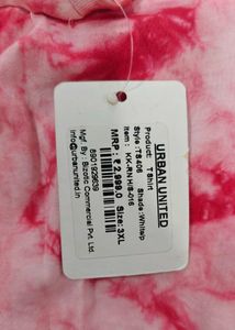 Urban United Men’s Pink Tie-Dye T-Shirt
