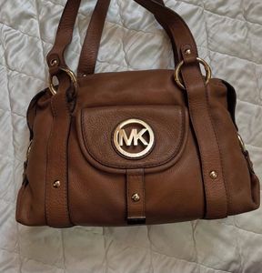 Michael Kors Brown Leather Handbag