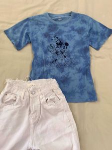 Blue Tie-Dye Disney T-Shirt