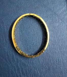 Anti Tarnish Floral Bangle Bracelet