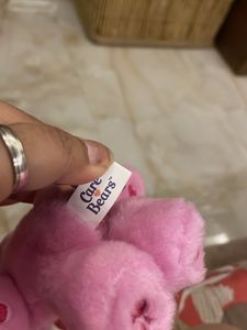 Cute Pink care Bear Keychain