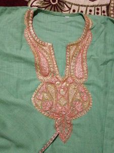 two set kashmiri tila work kurti combo with free p