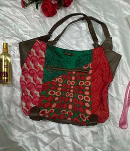 Colorful Patchwork Shoulder Bag