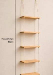 Boho Hanging Shelf Decor 🪵