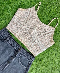 Stylish Lace Crop Top