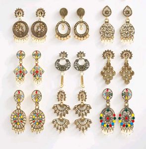 (Buy any 3) Antique Gold Earrings Set(All are new)