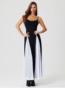 Color block A line  Dress