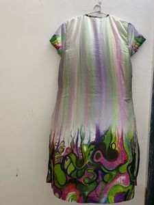 Vibrant Abstract Print Kurta