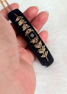 Embellished Black Hair Clip