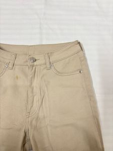 Women's Beige Flared Jeans
