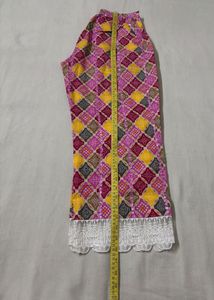2Pc Ethnic Multicoloured Suit Set