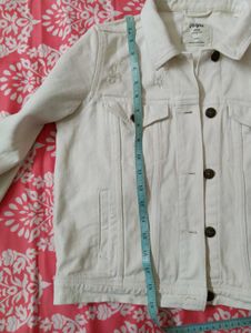 DISTRESSED WHITE JACKET