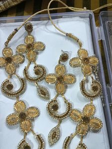 Golden Colour Necklace Set