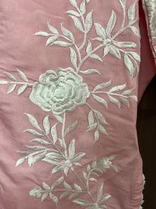 Pink Embroidered branded Kurta Set