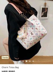 Cute Teddy Bear Tote Bag