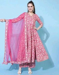 KIMAYRA Embellished Kurta Set with Dupatta